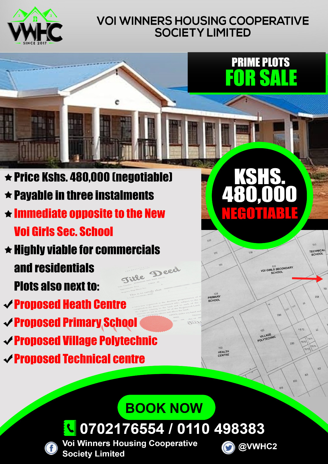 Voi Winners Housing Plots